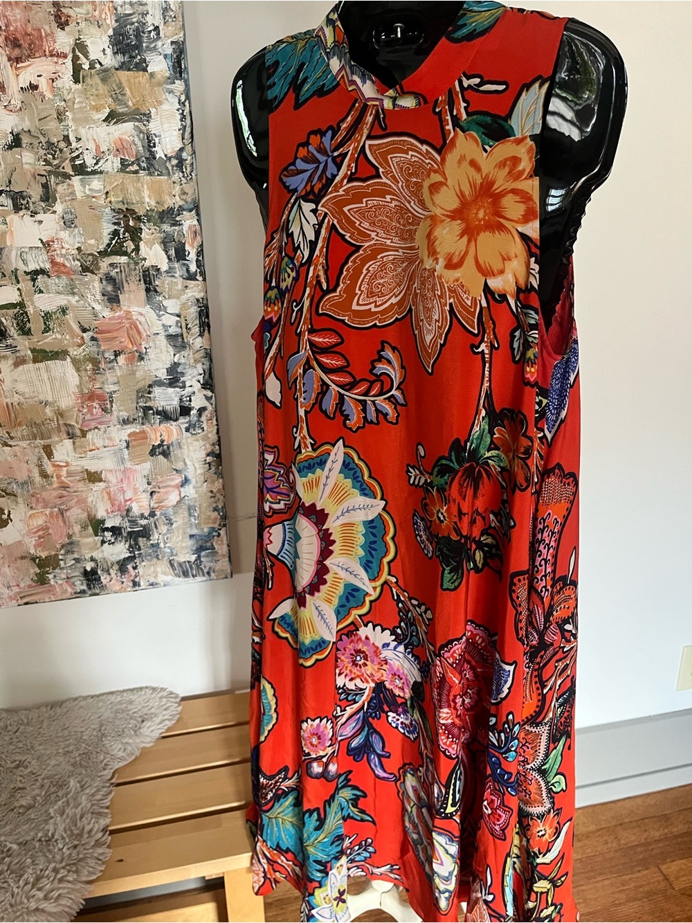 Flowy Bold Print Maeve Tent Dress
